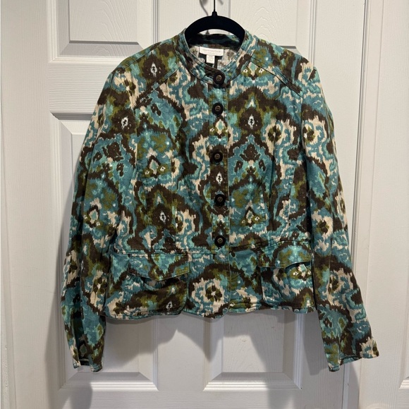 Charter Club Petite Jacket - Boho Chic Button-Up - Picture 1 of 6